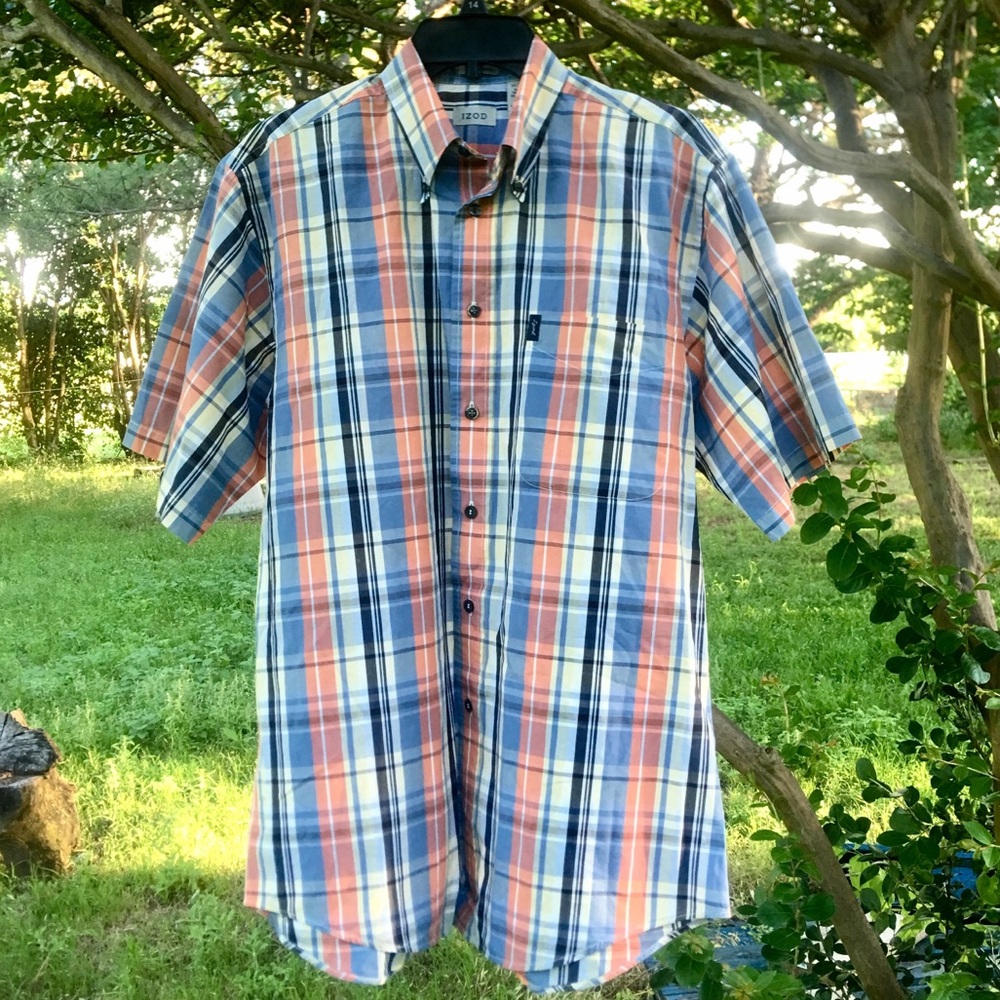 IZOD Plaid Dress Shirt